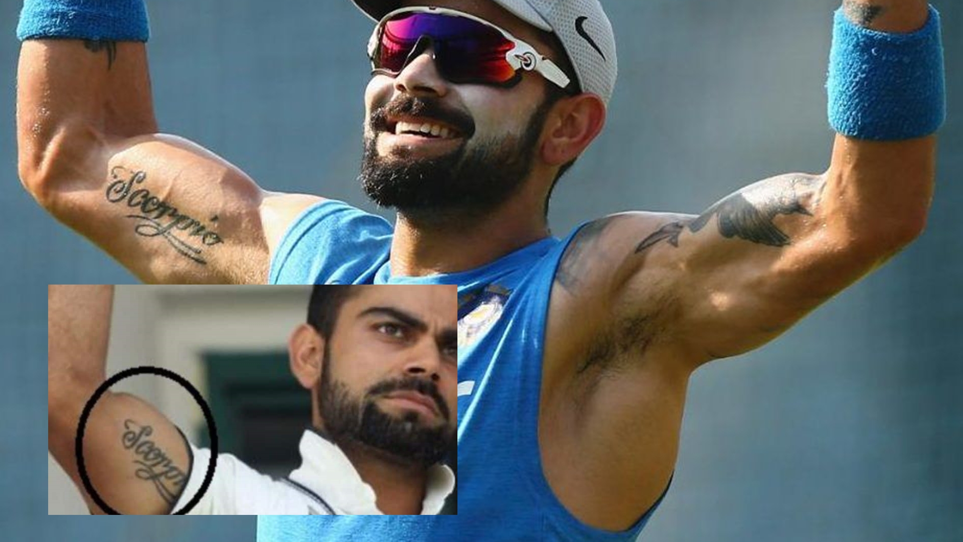 Virat kohli scorpio tattoo meaning