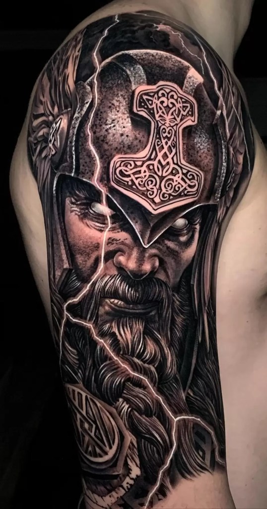 Thor's Hammer-(Mjölnir) Tattoo