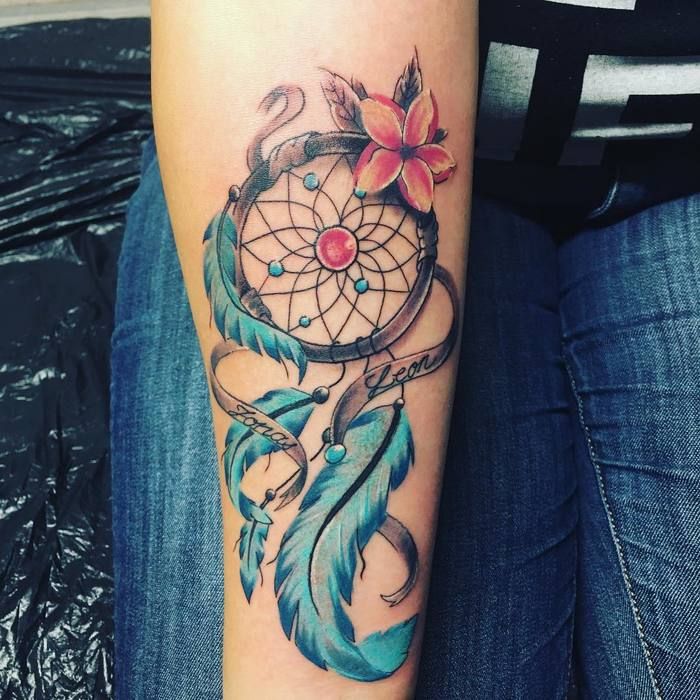 Watercolor Dreamcatcher with Name
