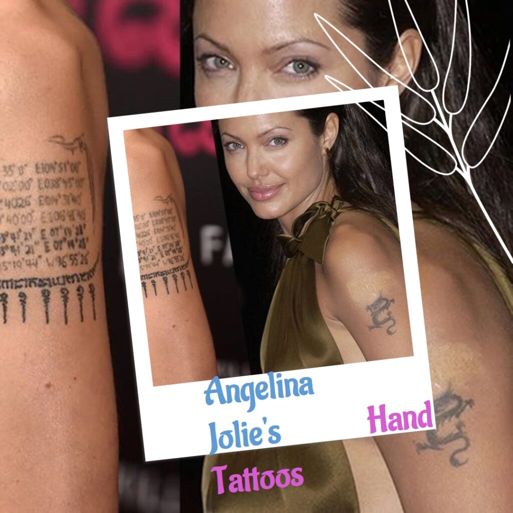 angelina jolie hand tattoo