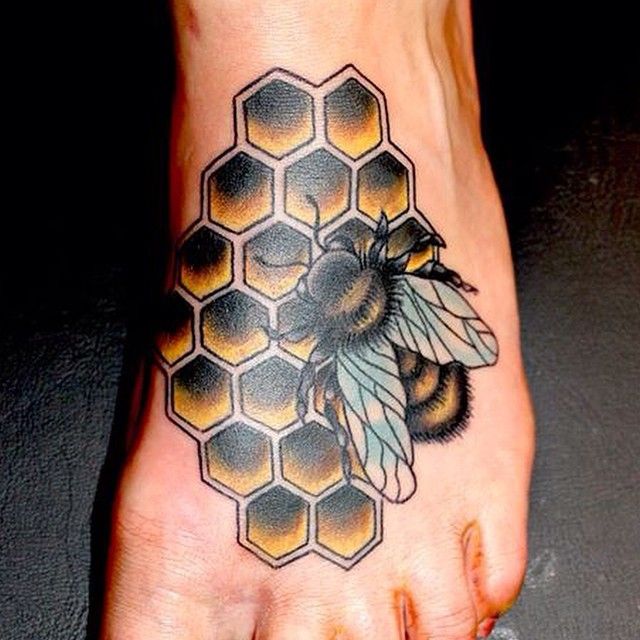 Honeycomb tattoo designs