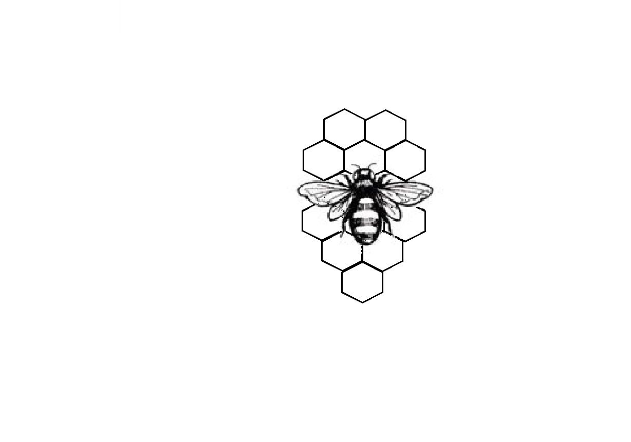 Honeycomb tattoo small