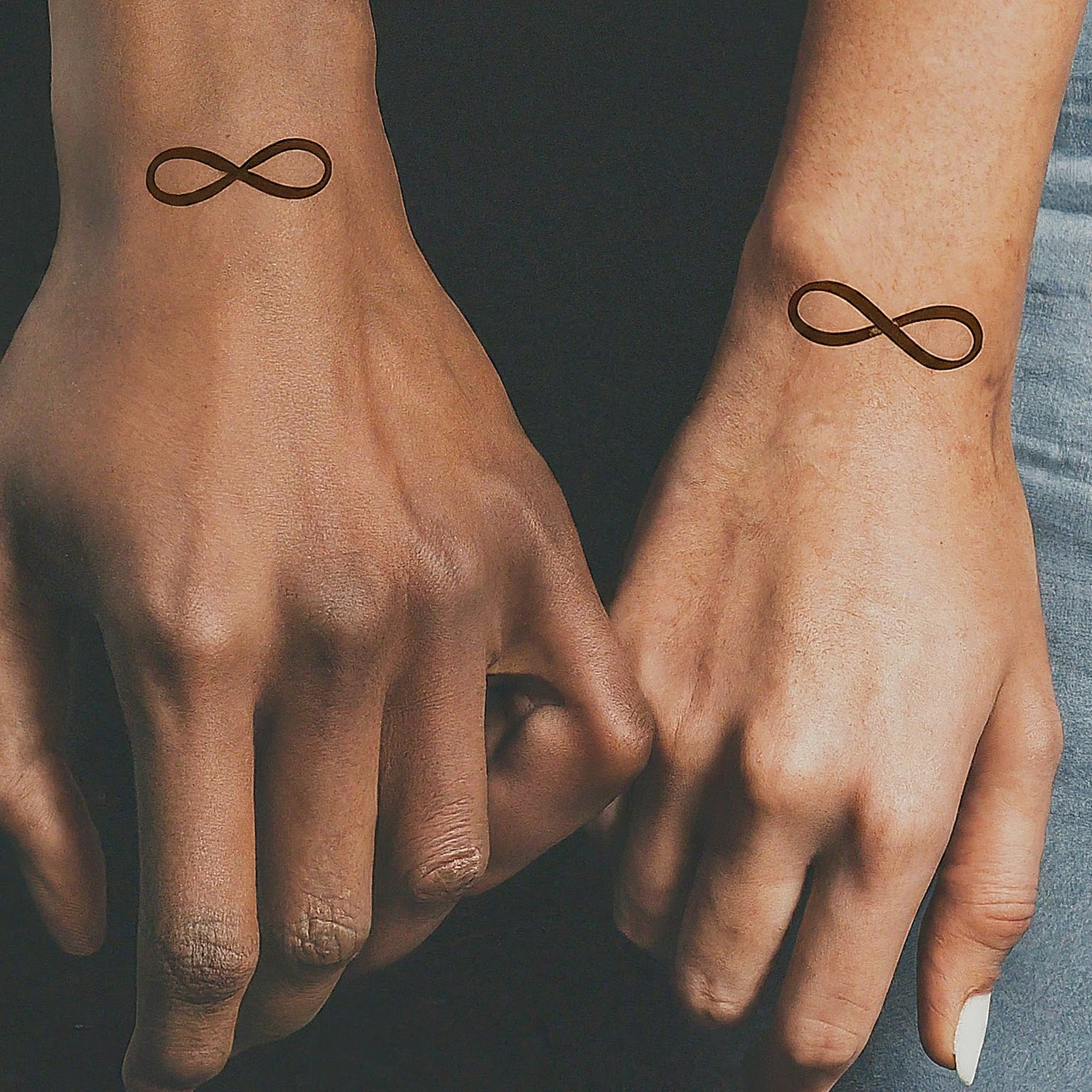 Infinity Symbol Matching Tattoo