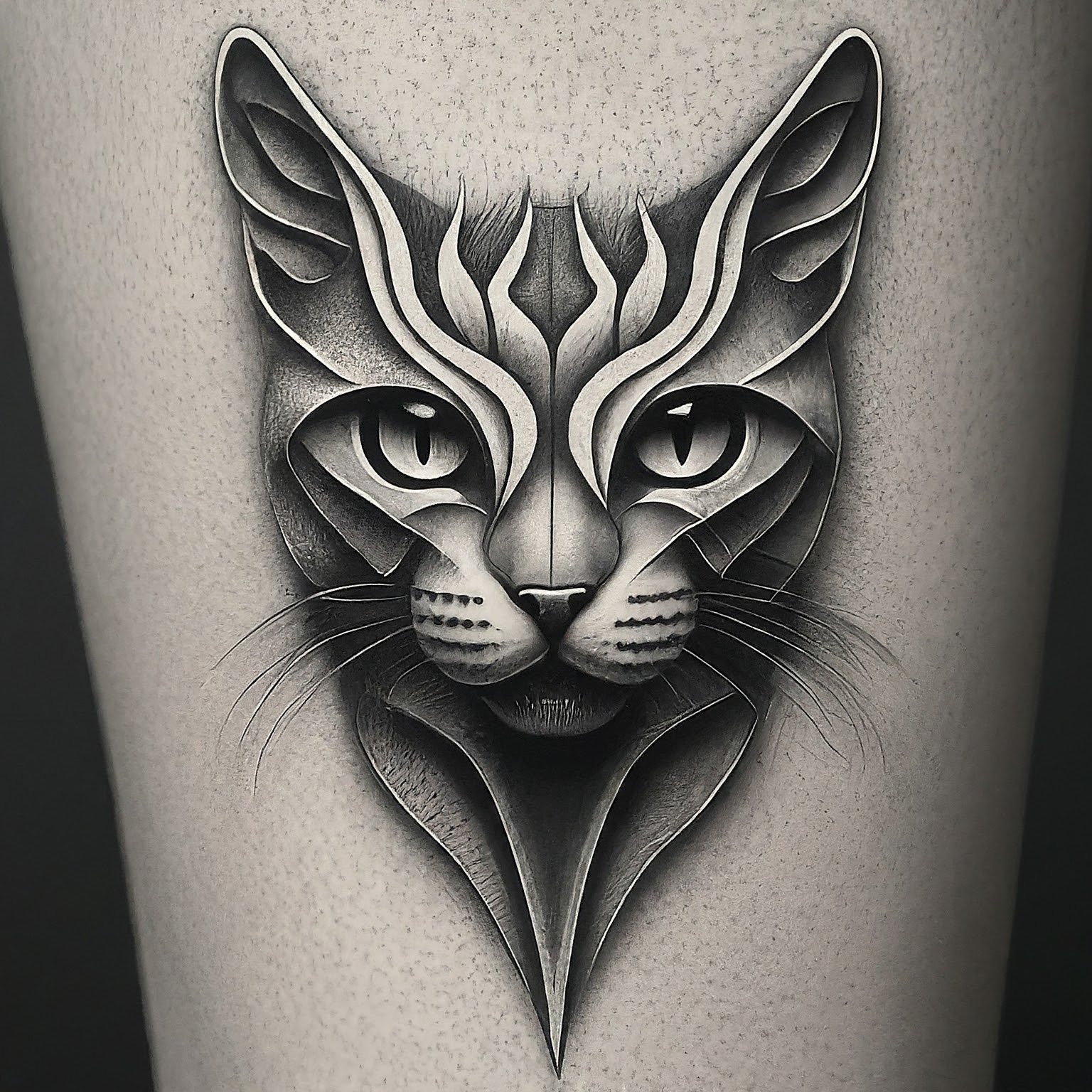Tessellation Cats tattoo