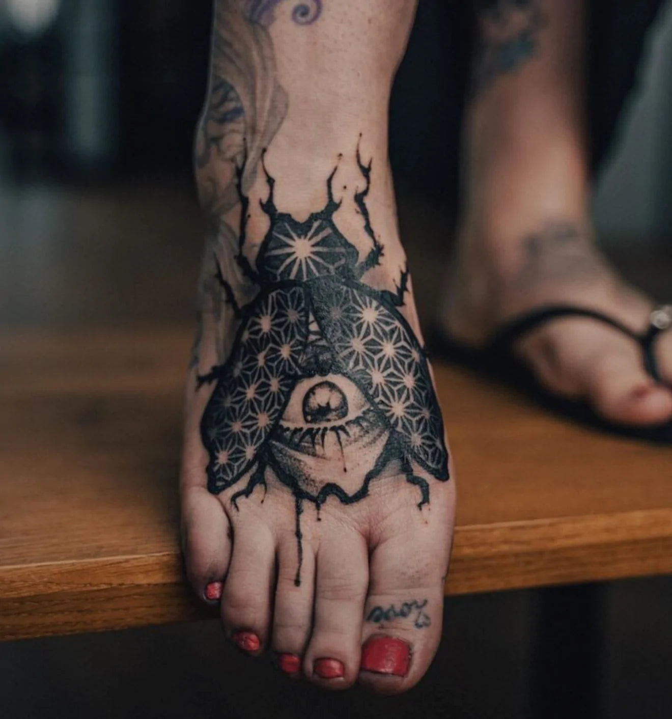 Foot Tattoo Healing Process