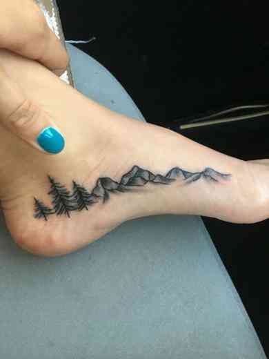 Nature Foot Tattoos