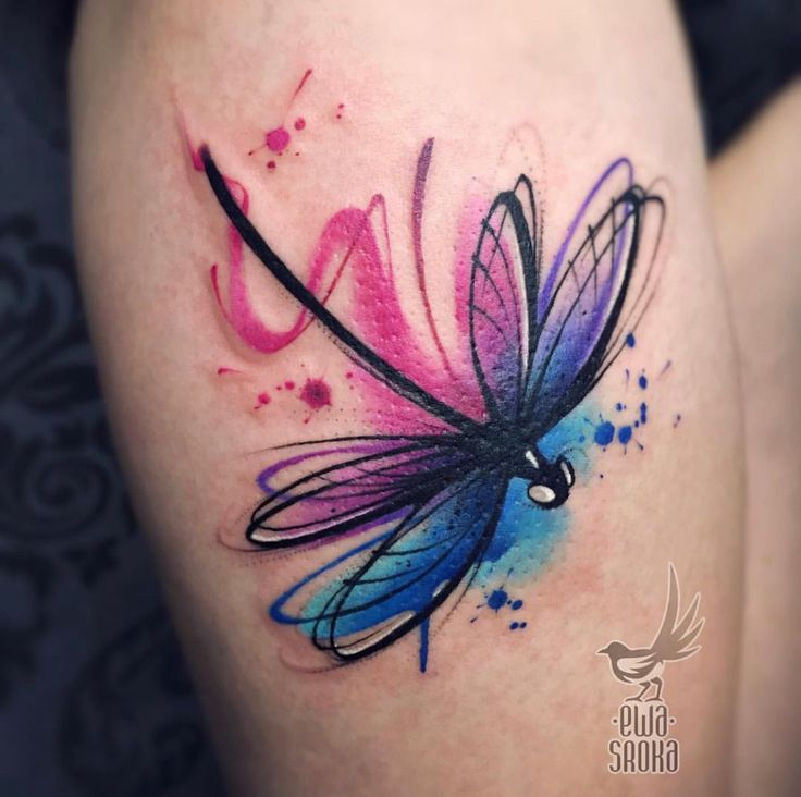watercolor-dragonfly-tattoo
