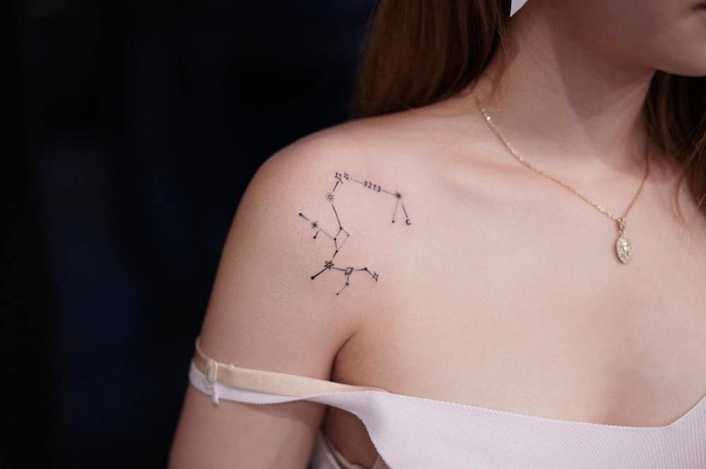sagittarius constellation tattoo
