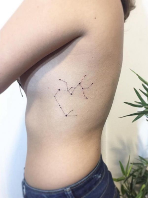 sagittarius constellation tattoo