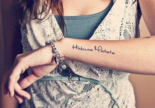 hakuna matata tattoo 89351 hakuna matata tattoo 89351