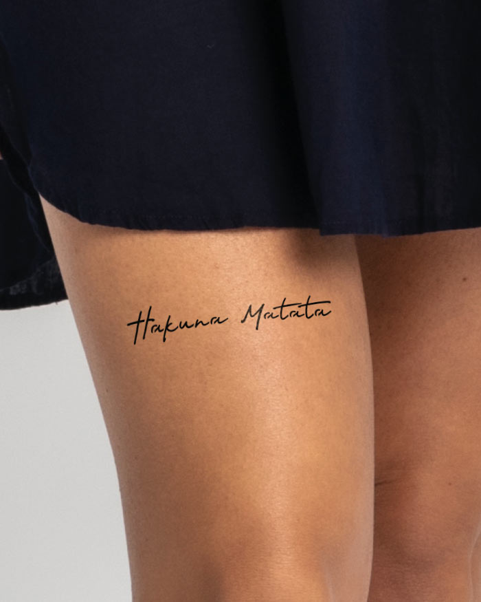 hakuna matata tattoo 89360 hakuna matata tattoo 89360