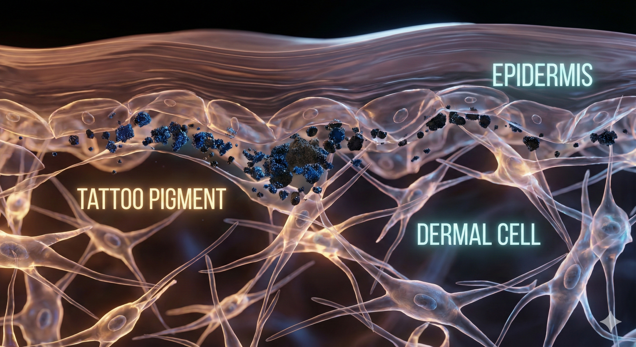 Abstract macro skin texture